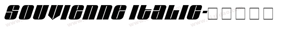 Souvienne Italic字体转换